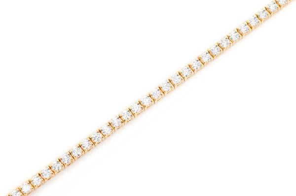 Erkals Jewellers 4pt Prong Set Diamond Tennis Bracelet 18K Gold 3.75ctw