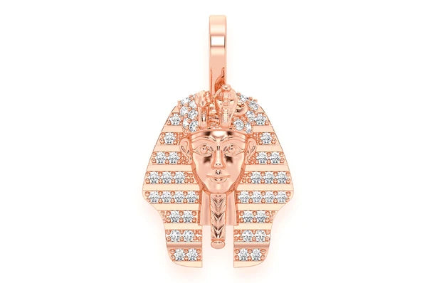 0.20ct Diamond Pharaoh Pendant 14K Solid Gold