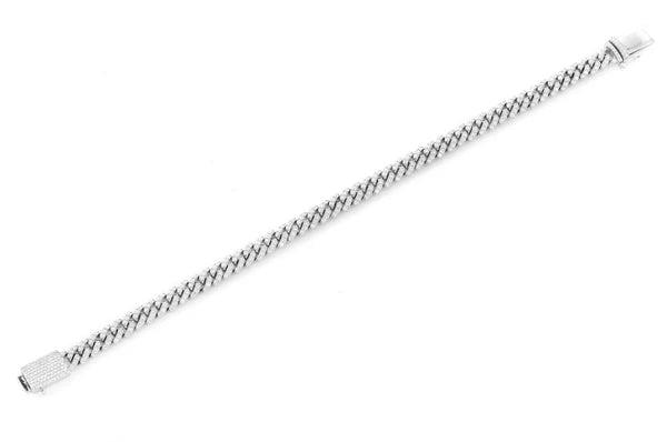 Erkals Jewellers 4mm Miami Cuban Diamond Bracelet 18K Gold 1.50ctw