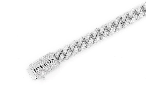 Erkals Jewellers 8mm Miami Cuban Diamond Bracelet 18K Gold 4.00ctw