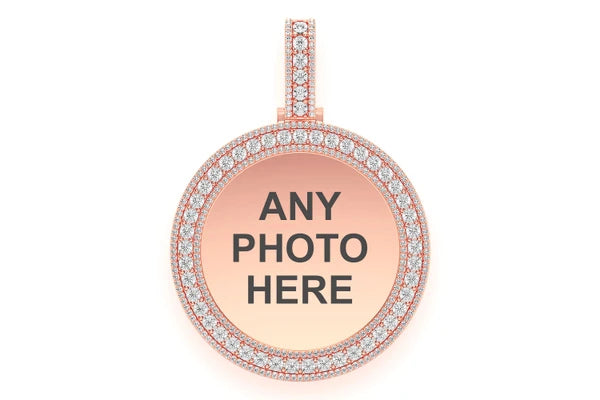 Erkals Jewellers 3 Row Miracle Set Pendant 18K Gold Diamond 2.10ctw