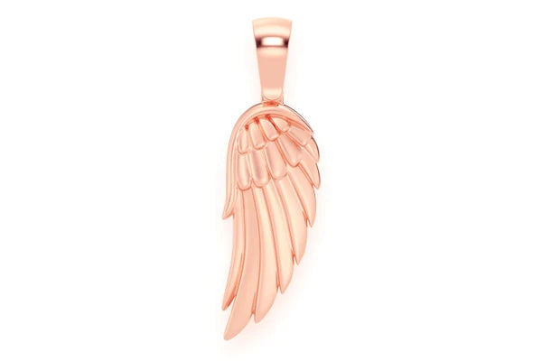 Erkals Jewellers Solid Angel Wing Pendant 18K Gold