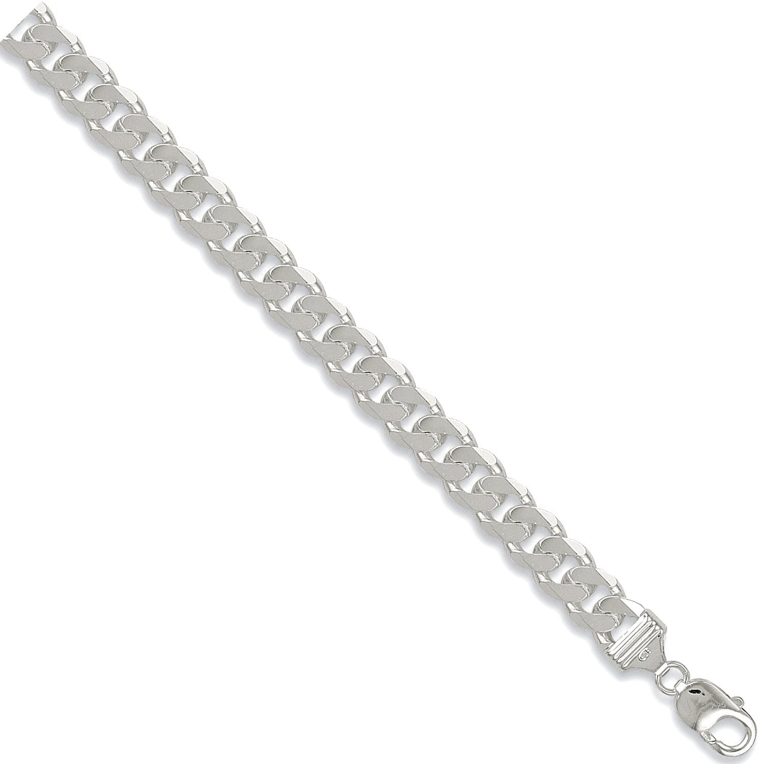 Silver 11.3mm Curb Chain