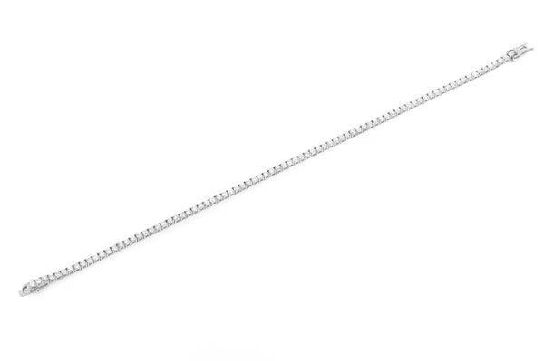 Erkals Jewellers 6pt Prong Set Diamond Tennis Bracelet 18K Gold 4.60ctw