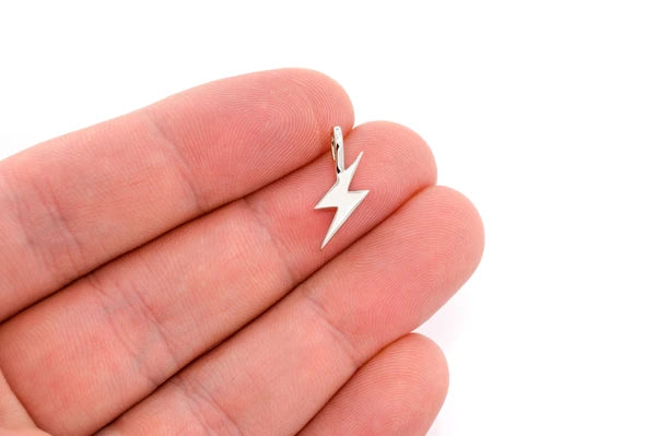 Erkals Jewellers Mini Lightning Bolt Emoji Pendant 18K Gold
