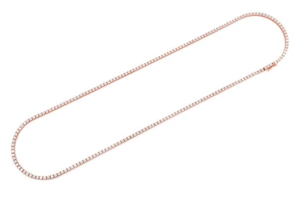 Erkals Jewellers 5pt Prong Set Diamond Tennis Necklace 18K Gold 11.00ctw