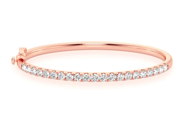Erkals Jewellers Scallop Diamond Bangle 18K Gold 2.15ctw