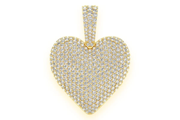 Erkals Jewellers Full Heart Pendant 18K Gold Diamond 1.25ctw
