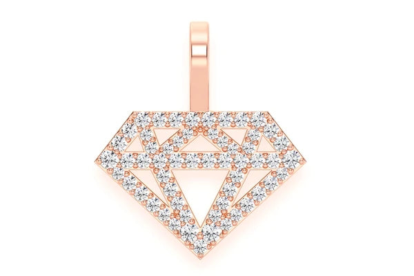 Erkals Jewellers Diamond Silhouette Pendant 18K Gold 0.35ctw