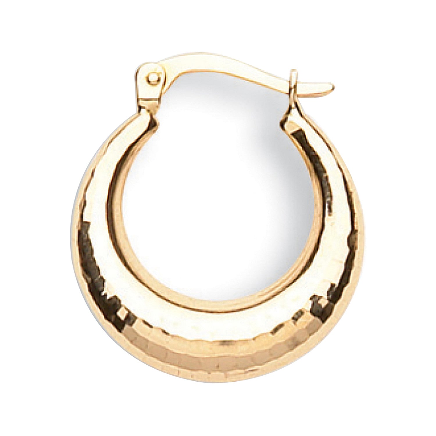 Y/G 19mm D/C Hoop Earrings