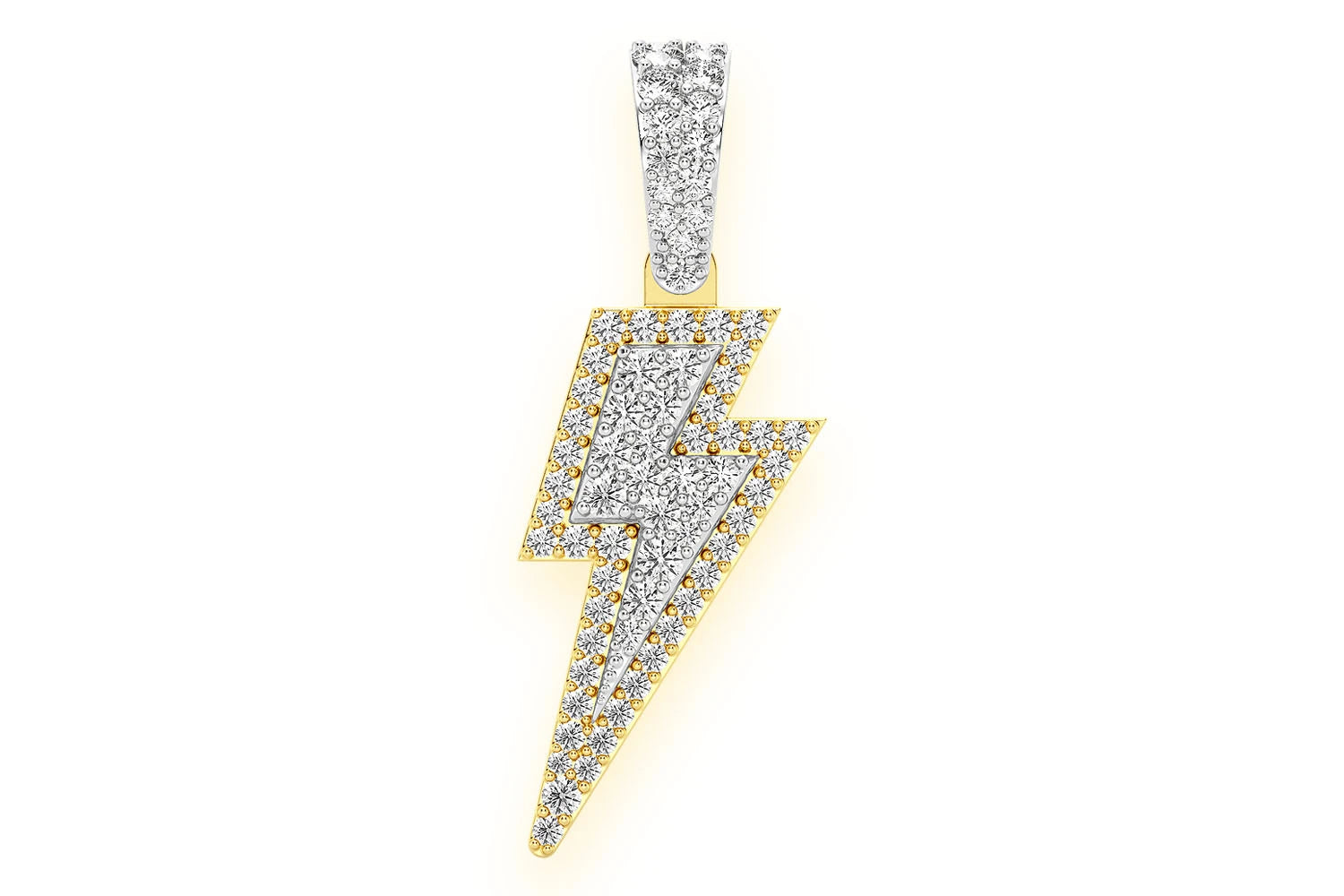 Erkals Jewellers Super Lightning Pendant 18K Gold Diamond 0.40ctw