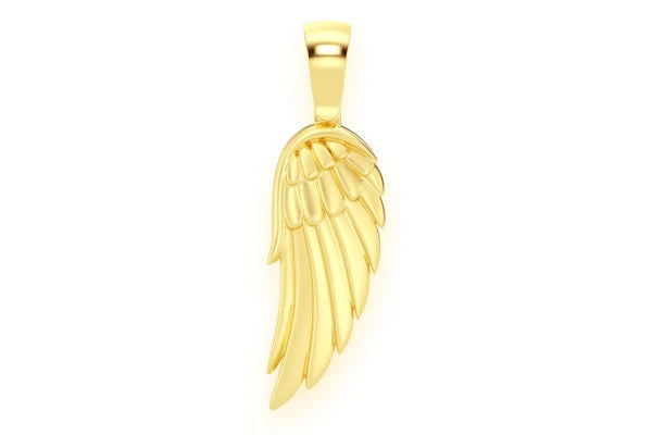Erkals Jewellers Solid Angel Wing Pendant 18K Gold
