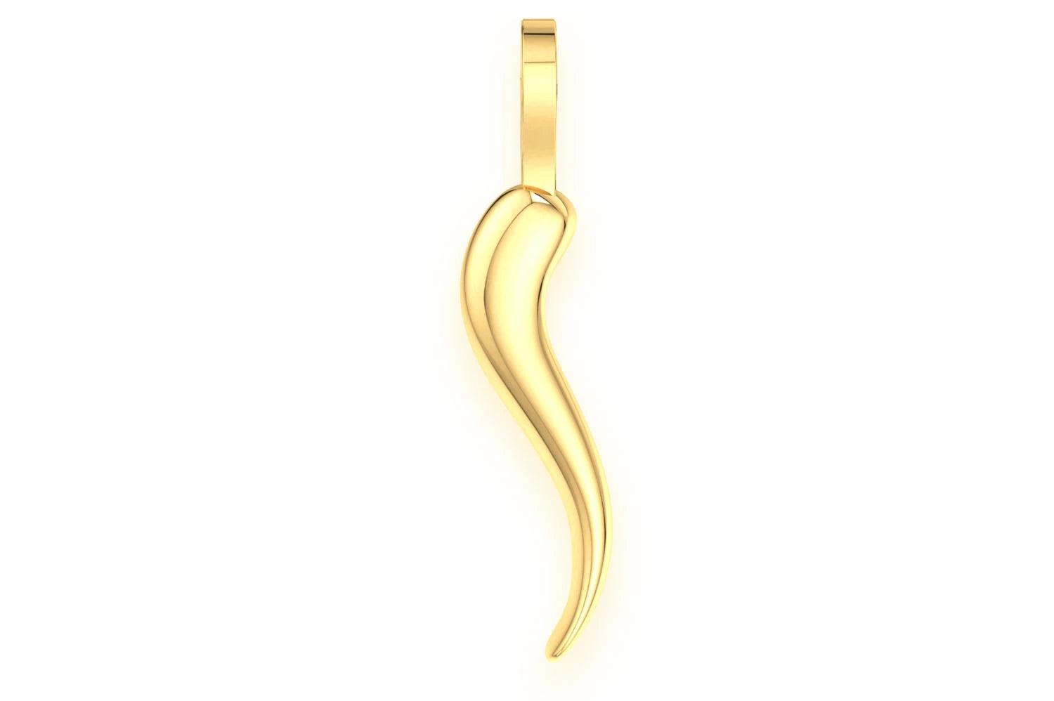 Erkals Jewellers Italian Horn Pendant 18K Gold
