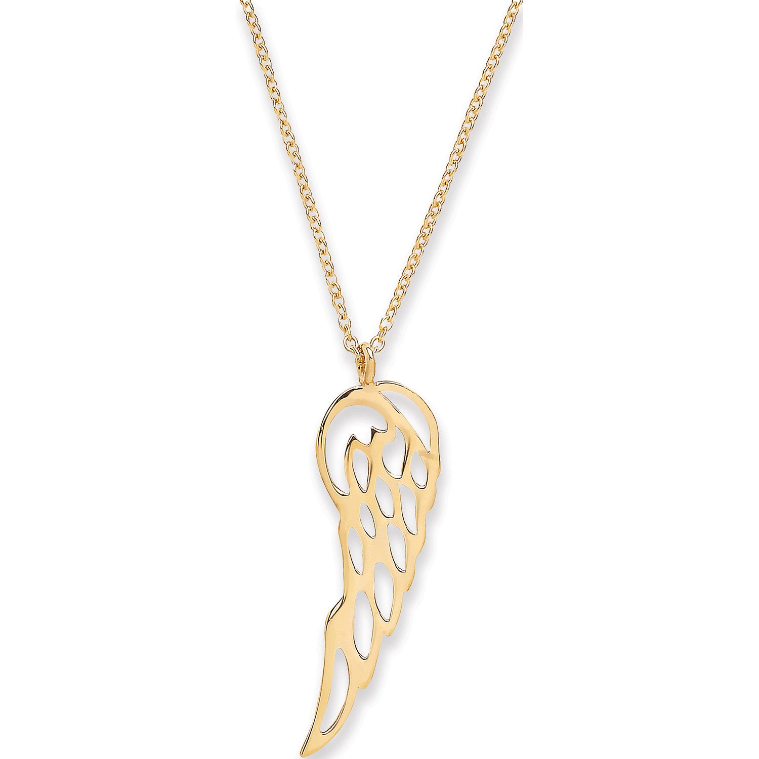 Y/G Angel Wing Chain 18" Adjustable To 16"