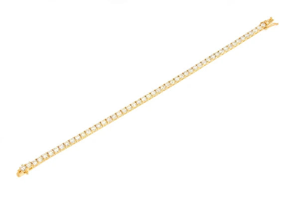 Erkals Jewellers 20pt Prong Set Diamond Tennis Bracelet 18K Gold 10.50ctw