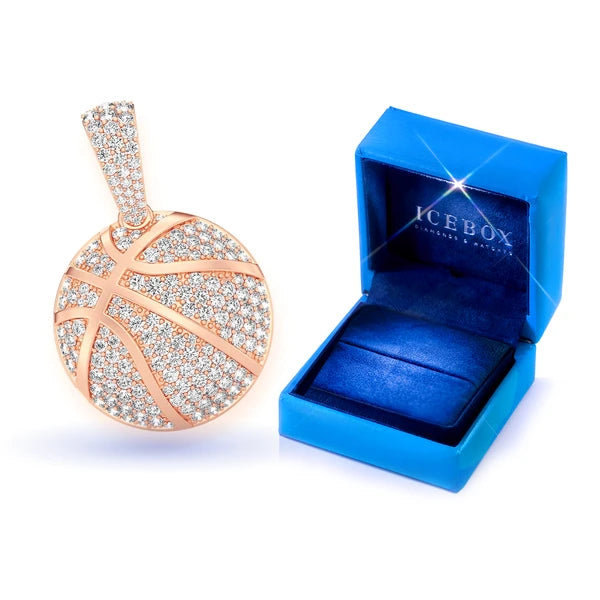 Erkals Jewellers Basketball Pendant 18K Gold 2.00ctw