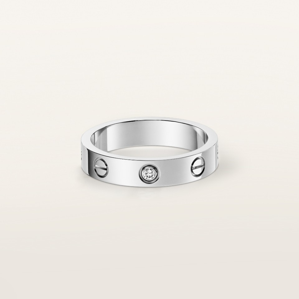 Cartier LOVE Ring Small Model 1 Diamond White Gold