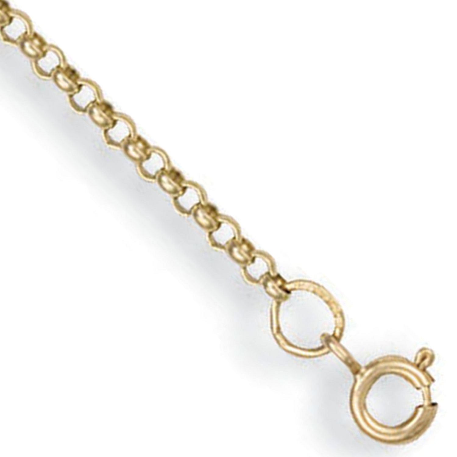 Yellow Gold 2.3mm Round Belcher Chain - 9ct Gold