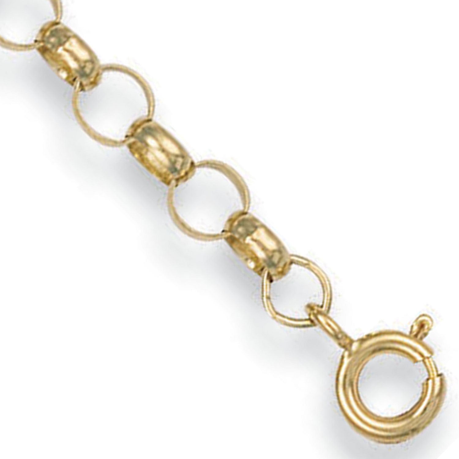 Yellow Gold 5mm Round Belcher Chain - 9ct Gold