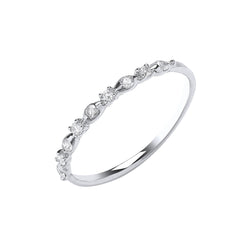 9ct White Gold 0.15ct Diamond Eternity Ring