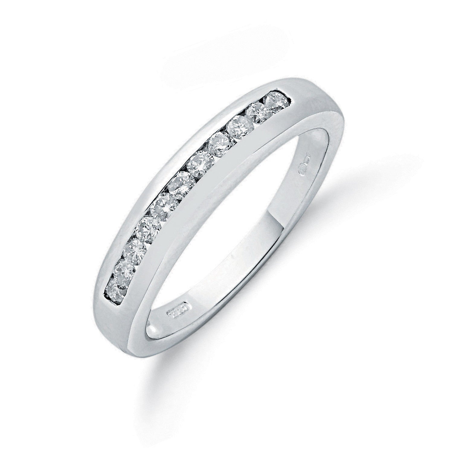 18ct White Gold 0.25ctw Diamond Eternity Ring - 18ct Gold