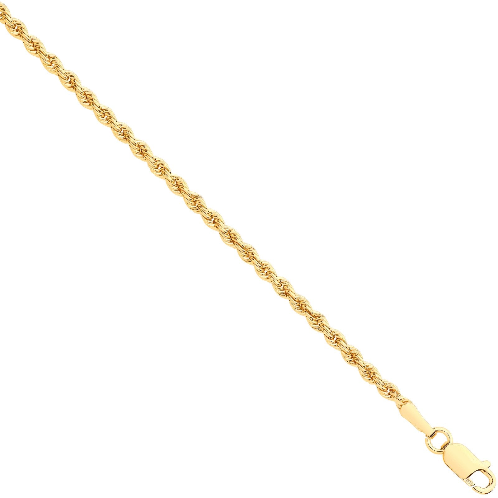 Y/G 2.0mm Hollow Rope Chain