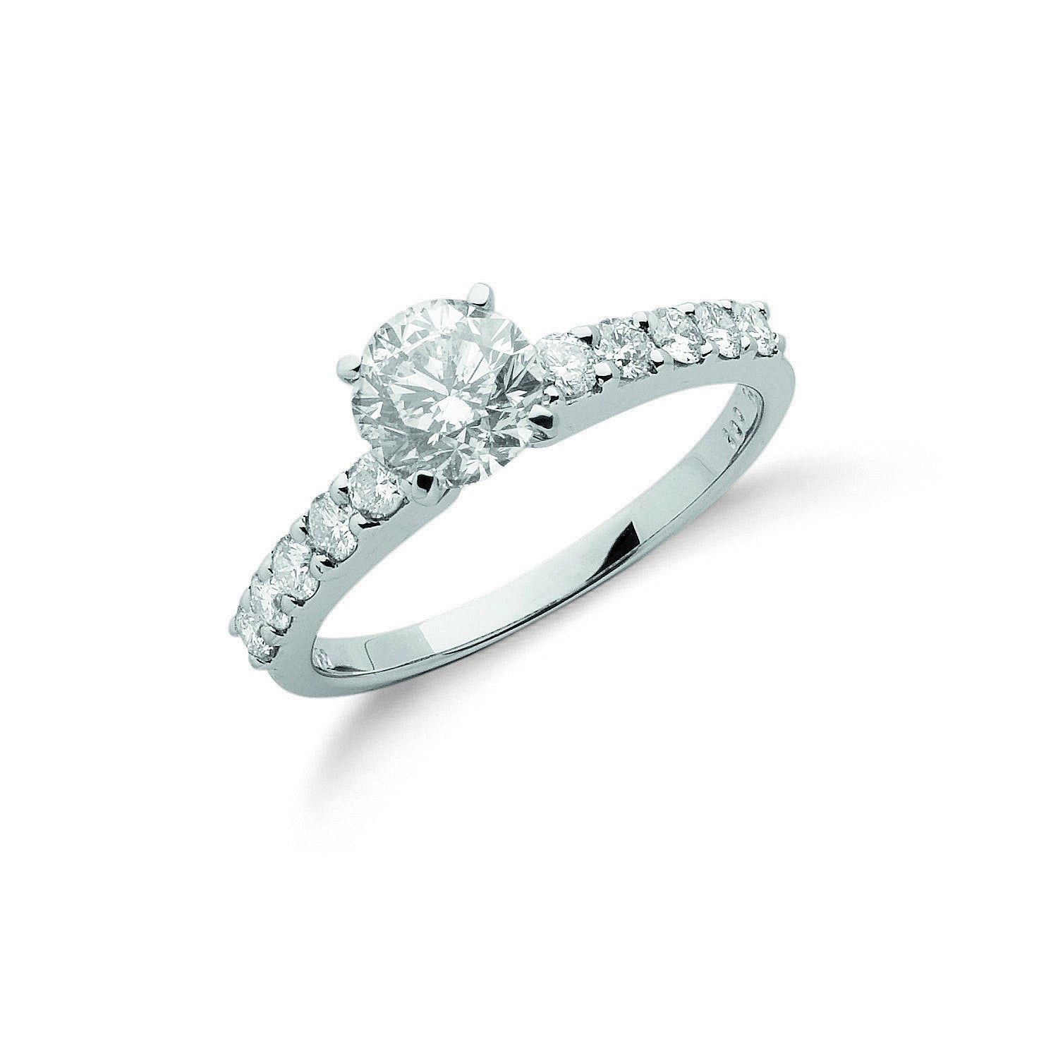 18ct White Gold 1.50ct Diamond Engagement Ring - 18ct Gold