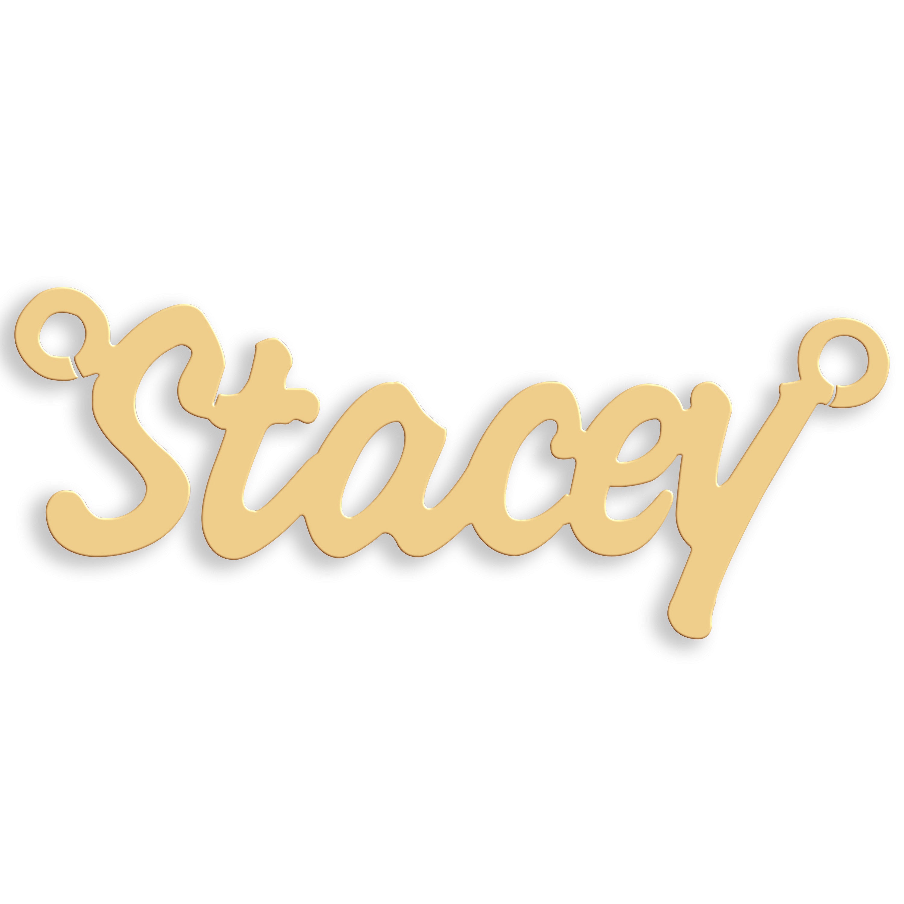 9ct Gold Small Challenge Nameplate - 9ct Gold