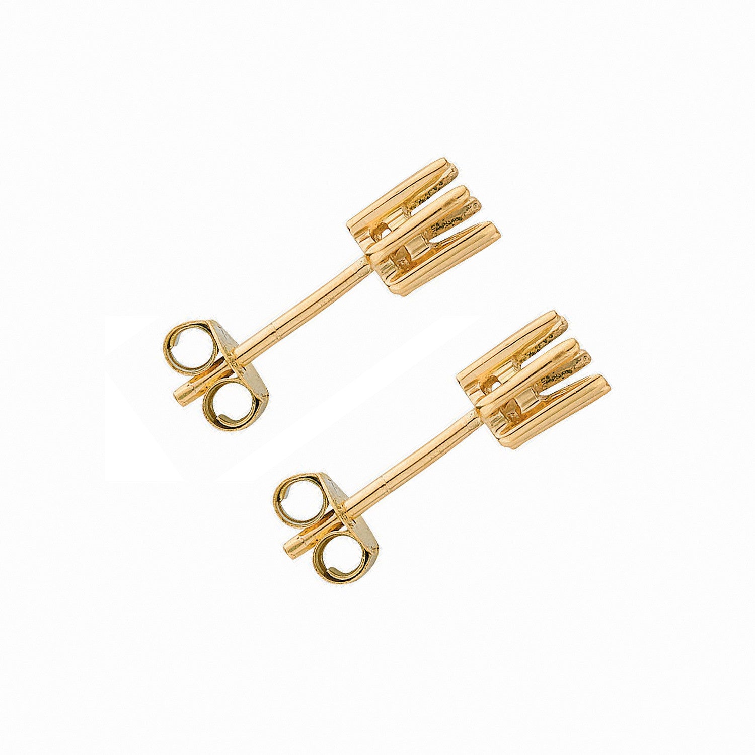 18ct Yellow Gold Earrings Mount 0.25-0.30ctw