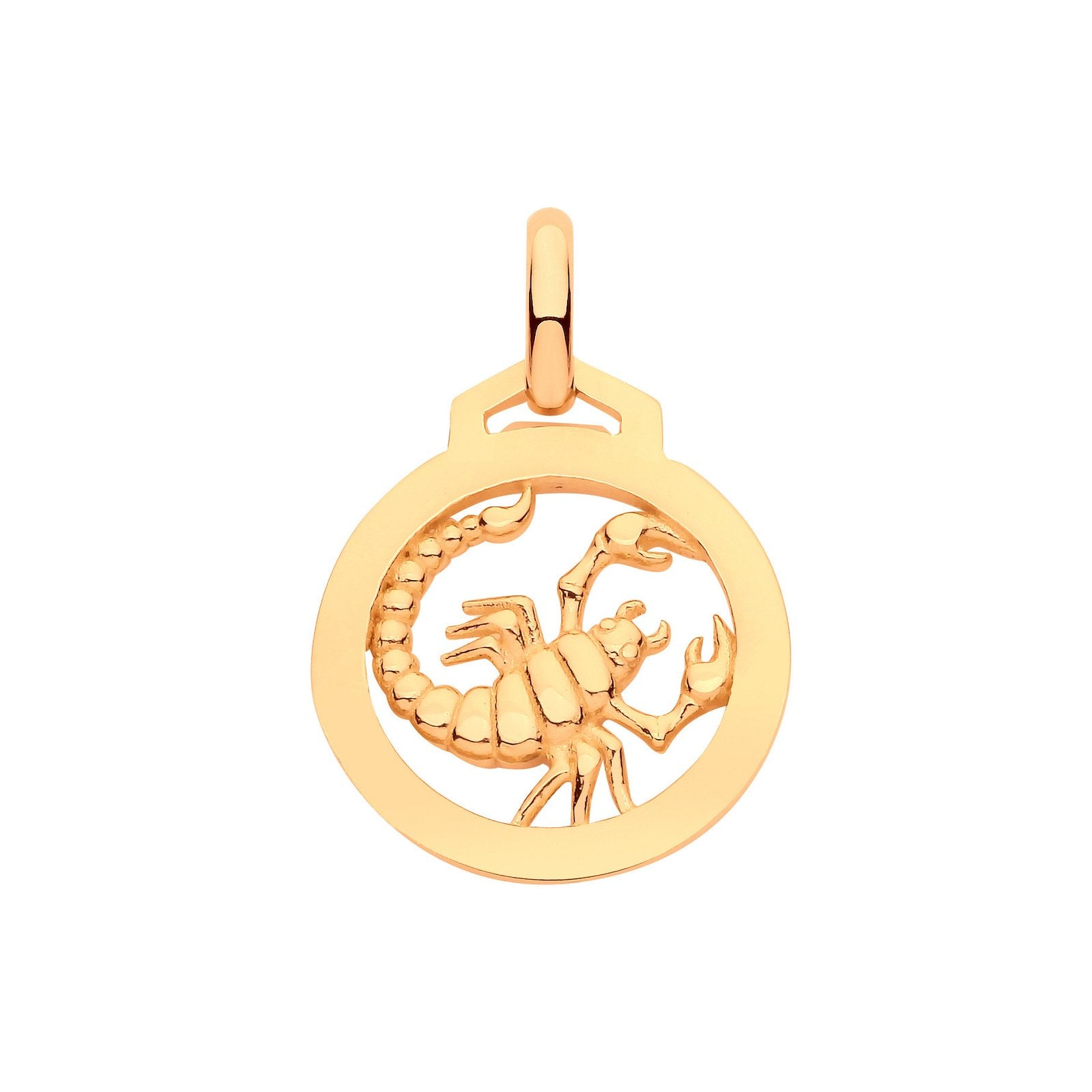 Y/G Round Zodiac Pendant SCORPIO