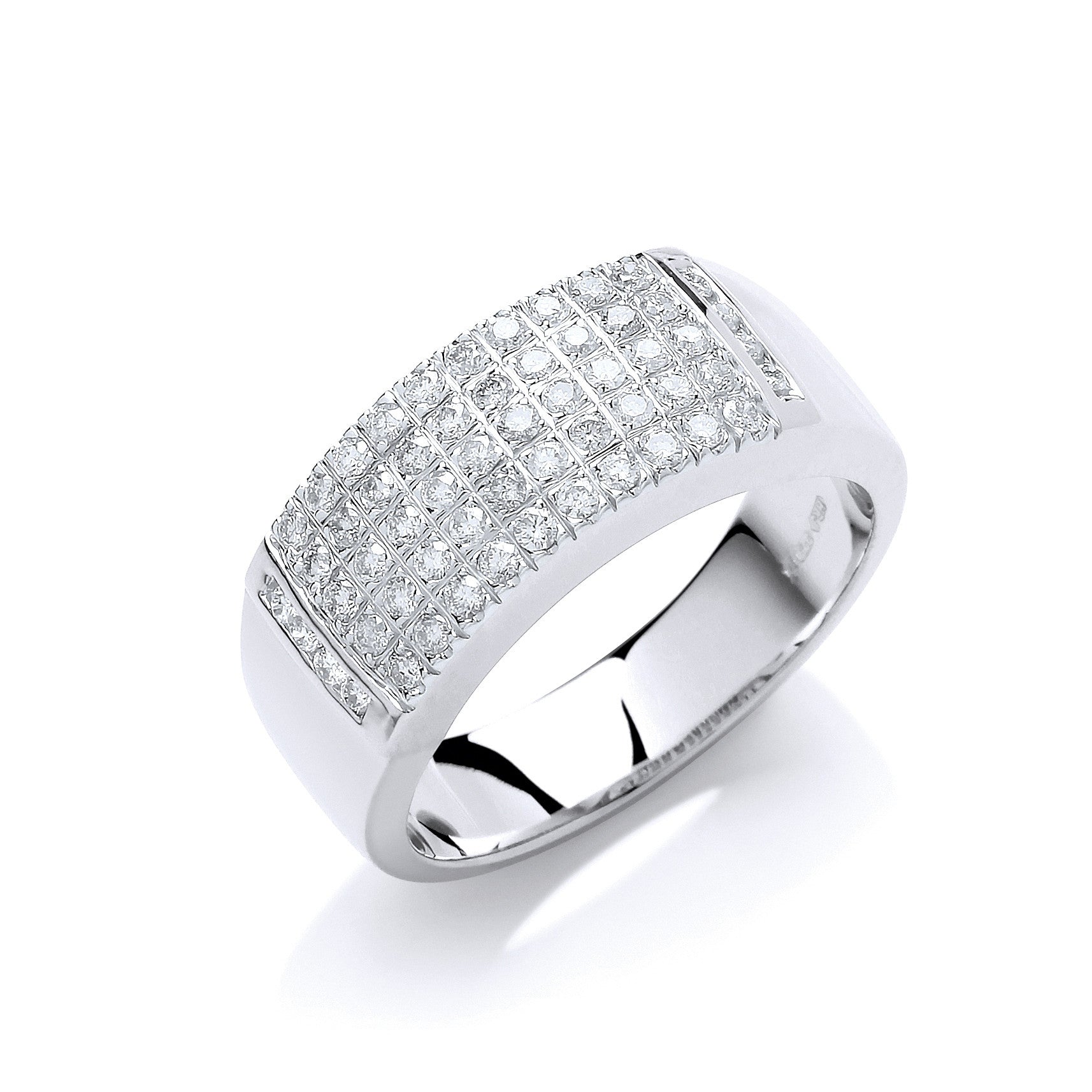9ct White Goldd 0.50ct Diamond Ring - 9ct Gold