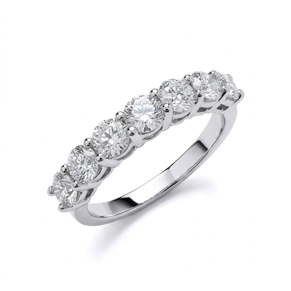 Platinum 0.70ct G/H-Vs Diamond Ring