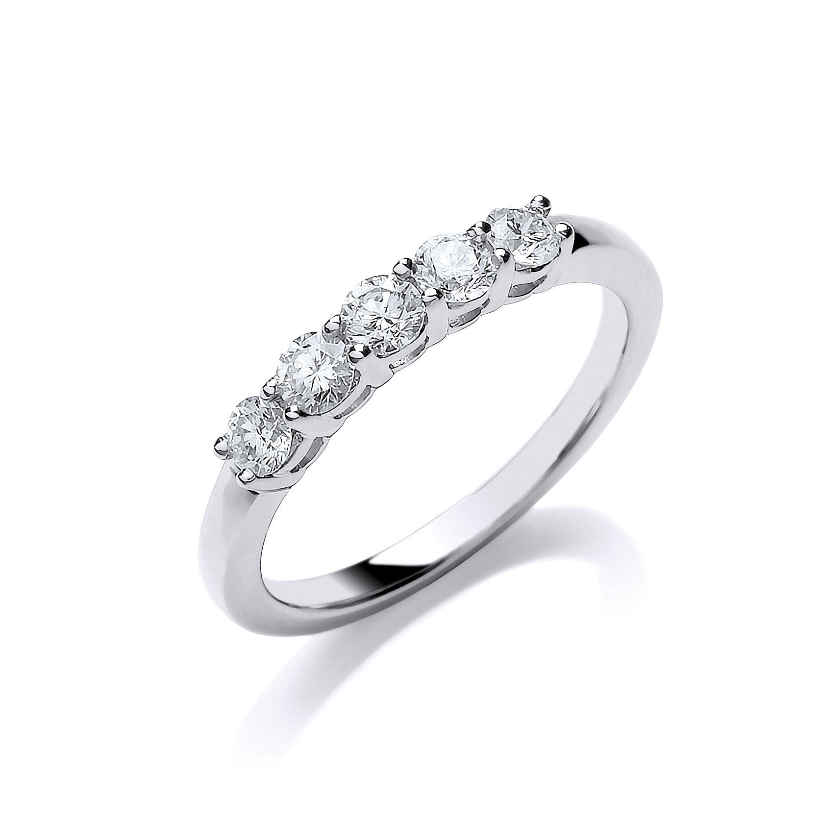 Platinum 0.50ct Diamond Ring - Platinum