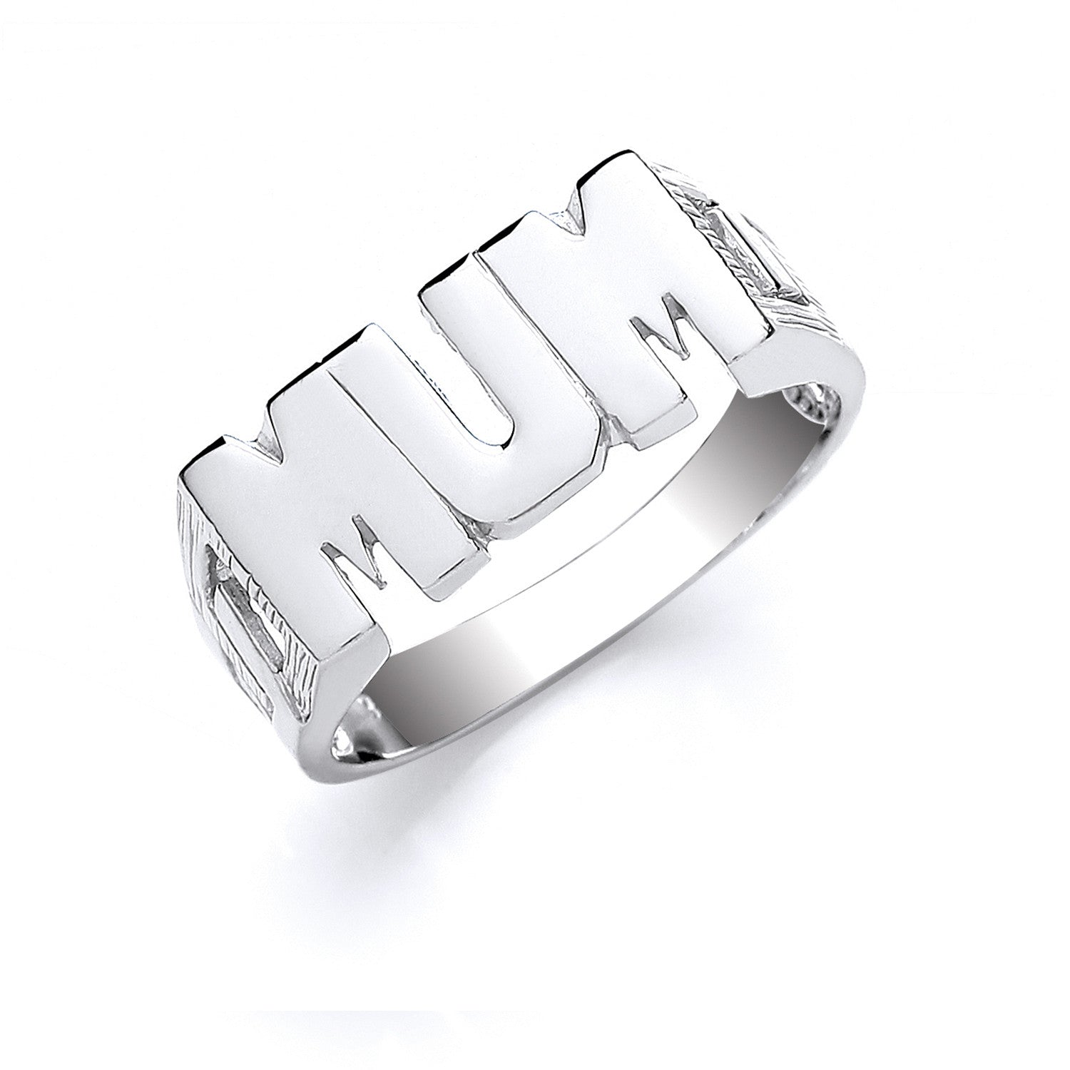 Silver MUM ID Ring - Silver