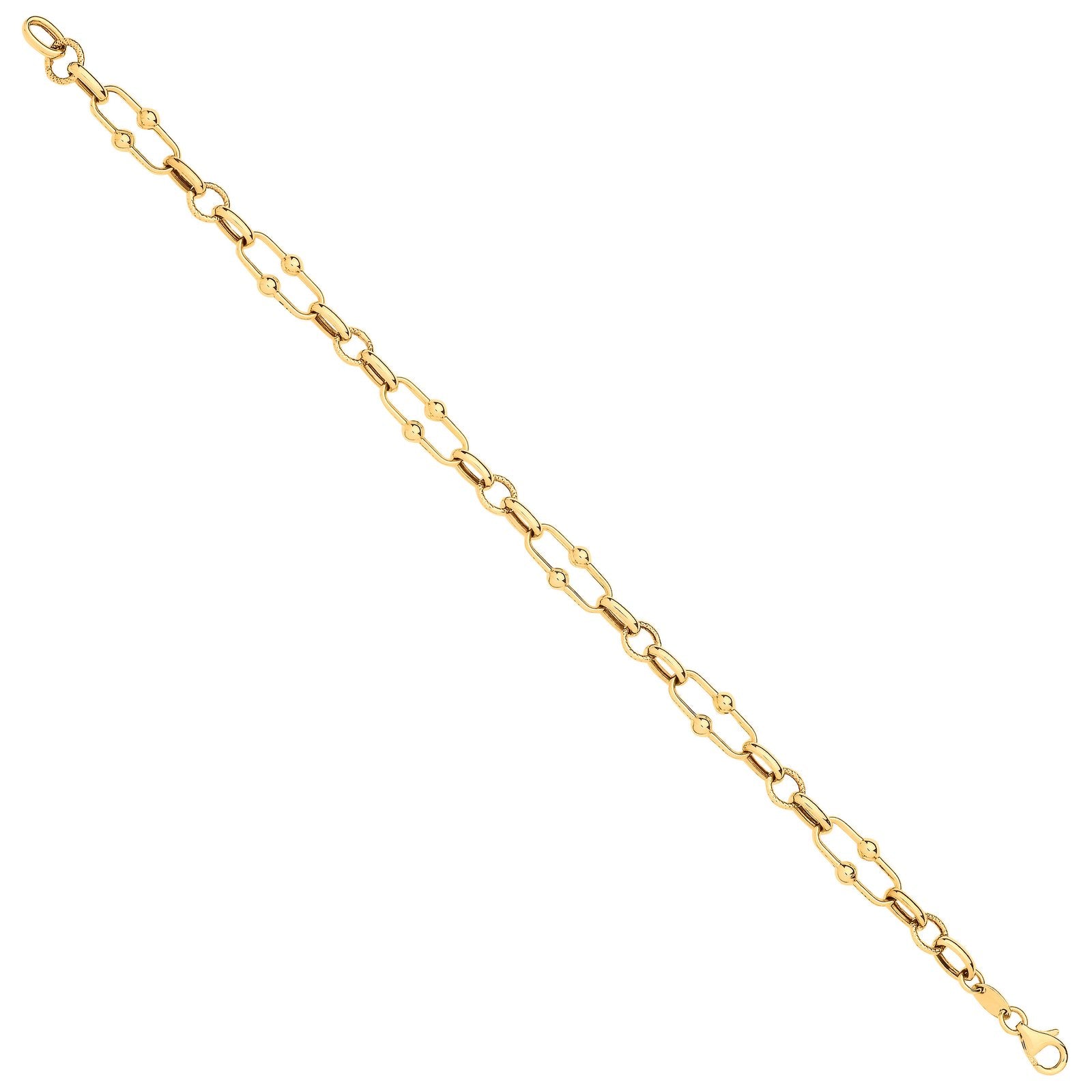 Y/G Pivot Link Ladies Bracelet