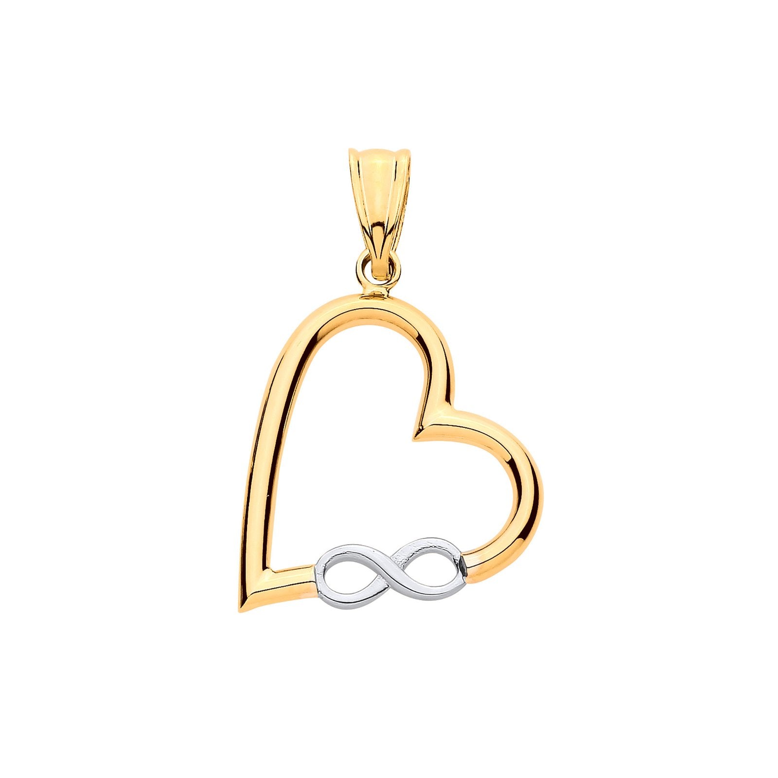 Y/G Infinity Heart Pendant