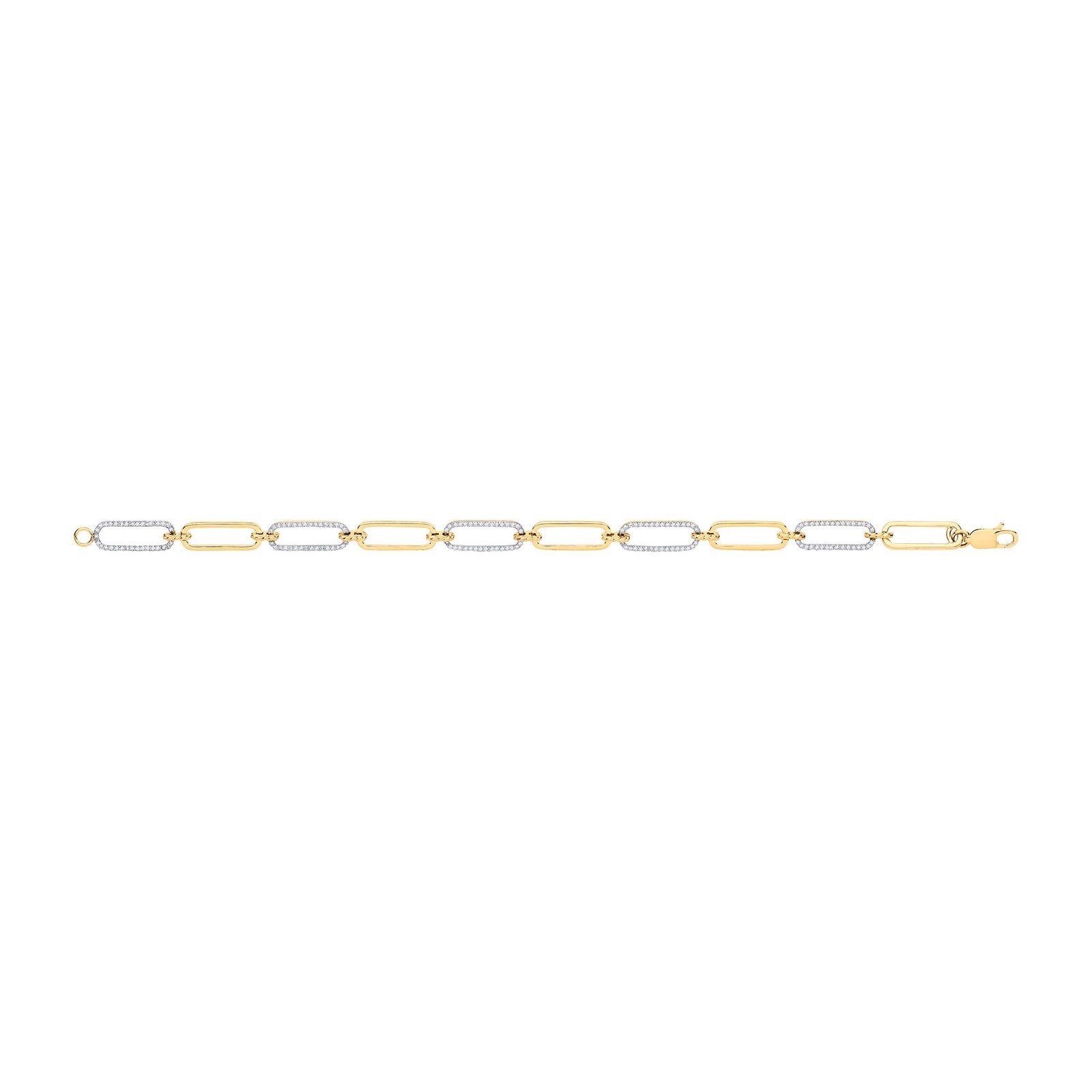 9ct Yellow Gold 0.50ctw Bracelet