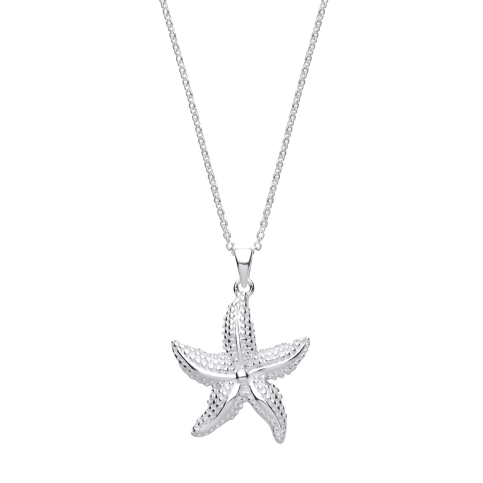 Starfish Silver Necklace