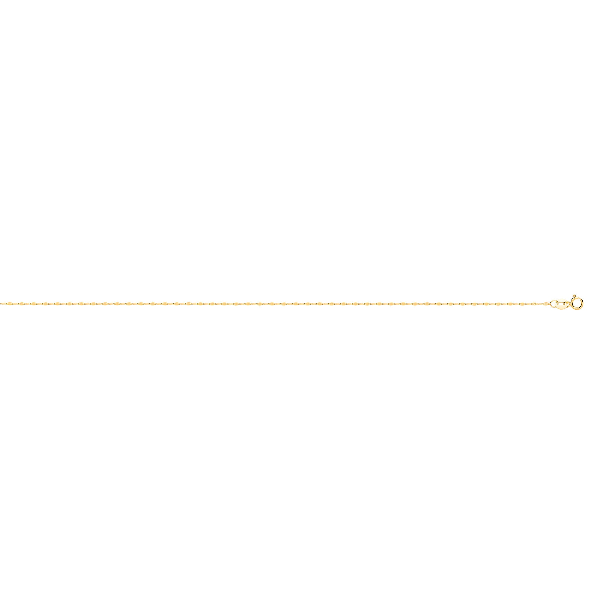 Yellow Gold Mirror Link Chain