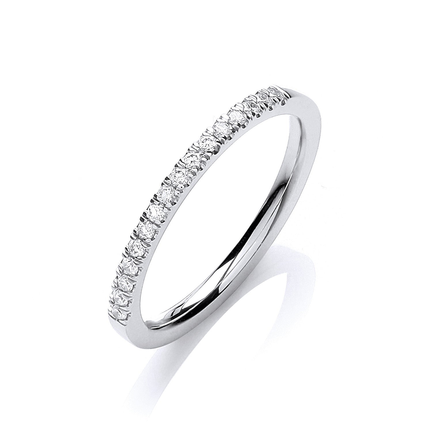 18ct White Gold 0.12ct Ring - No Certificate - 18ct Gold