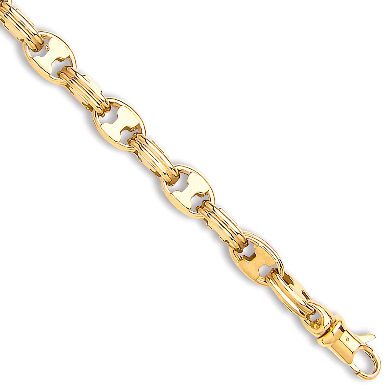 Yellow Gold 6.0mm Hollow Chain/Bracelet - 9ct Gold