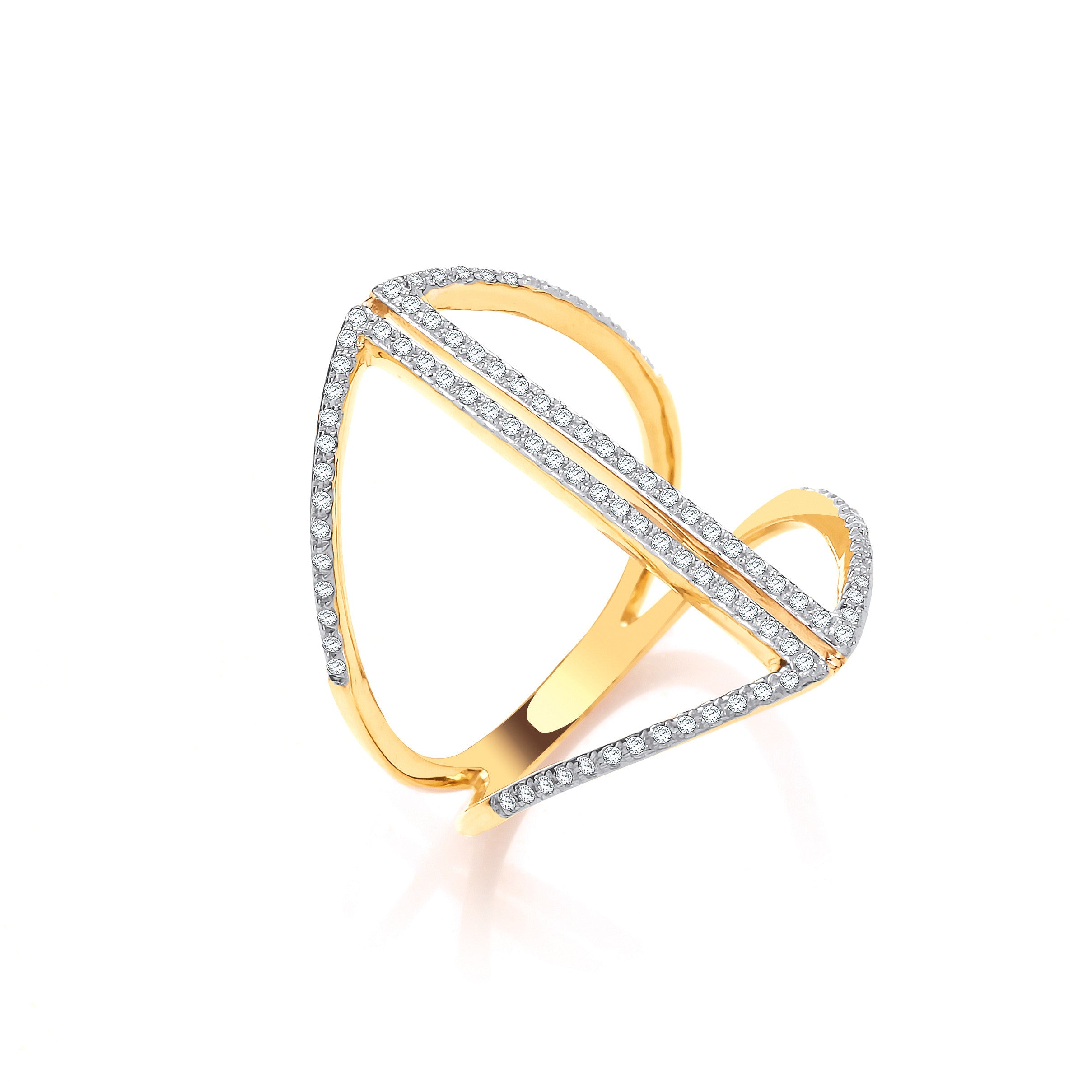 9ct Yellow Gold 0.20ct Dress Ring - 9ct Gold