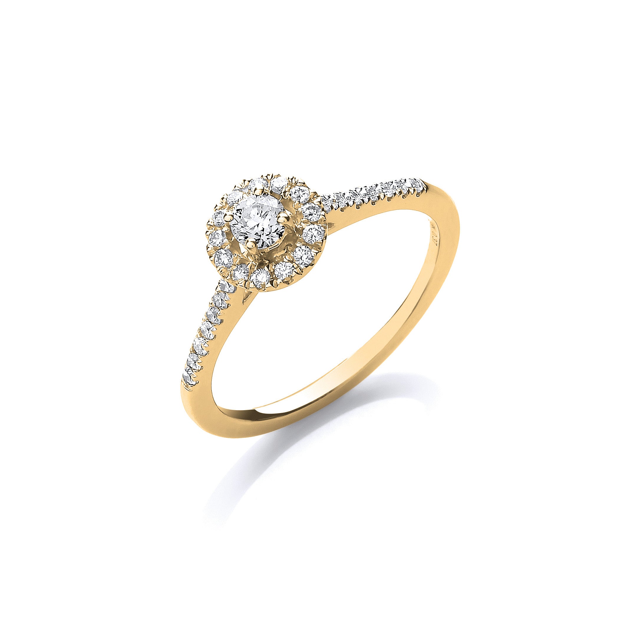 18ct Yellow Gold 0.37ctw Fancy Engagement Ring - 18ct Gold