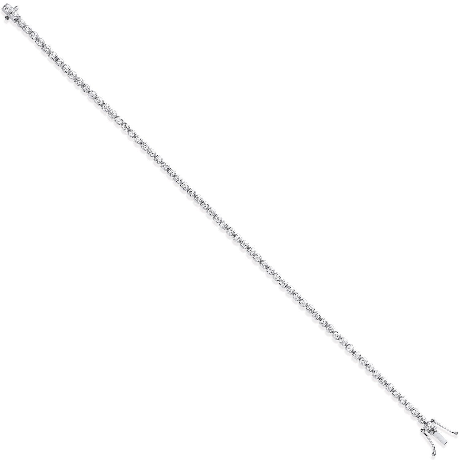 18ct White Gold 1.55ct Diamond Tennis Bracelet