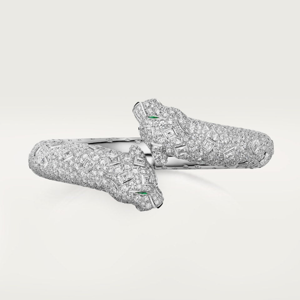 Cartier Panthère de Cartier Bracelet Paved White Gold