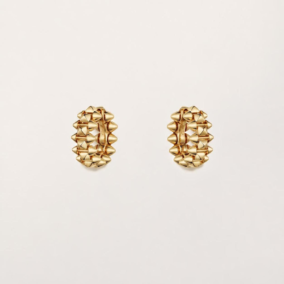 Cartier Clash de Cartier Hoop Earrings Mini Model 18K Yellow Gold