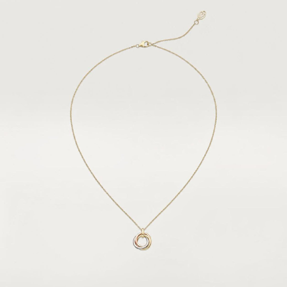 Cartier Trinity Pendant Small Model 18K White, Yellow & Rose Gold