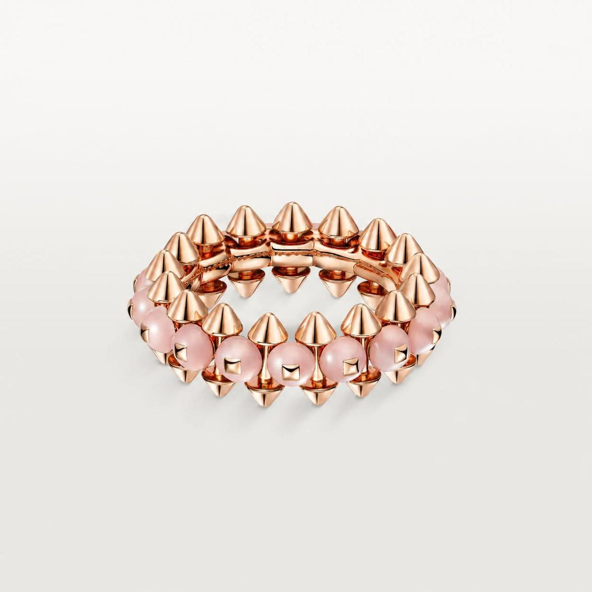Cartier Clash de Cartier Ring Pink Chalcedony 18K Rose Gold