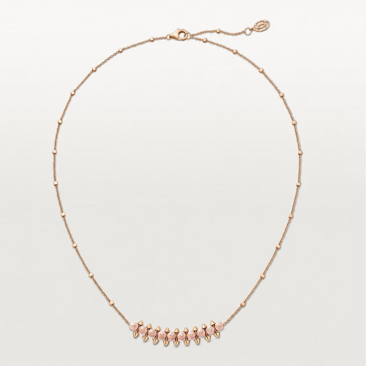 Cartier Clash de Cartier Pendant Pink Chalcedony 18K Rose Gold