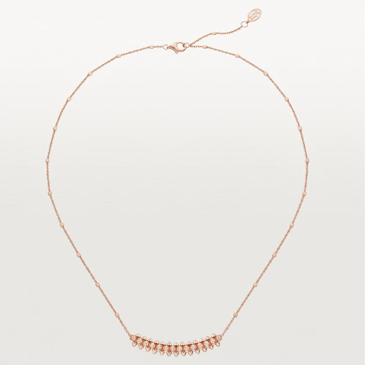 Cartier Clash de Cartier Pendant Small Model Paved Diamonds 18K Rose Gold